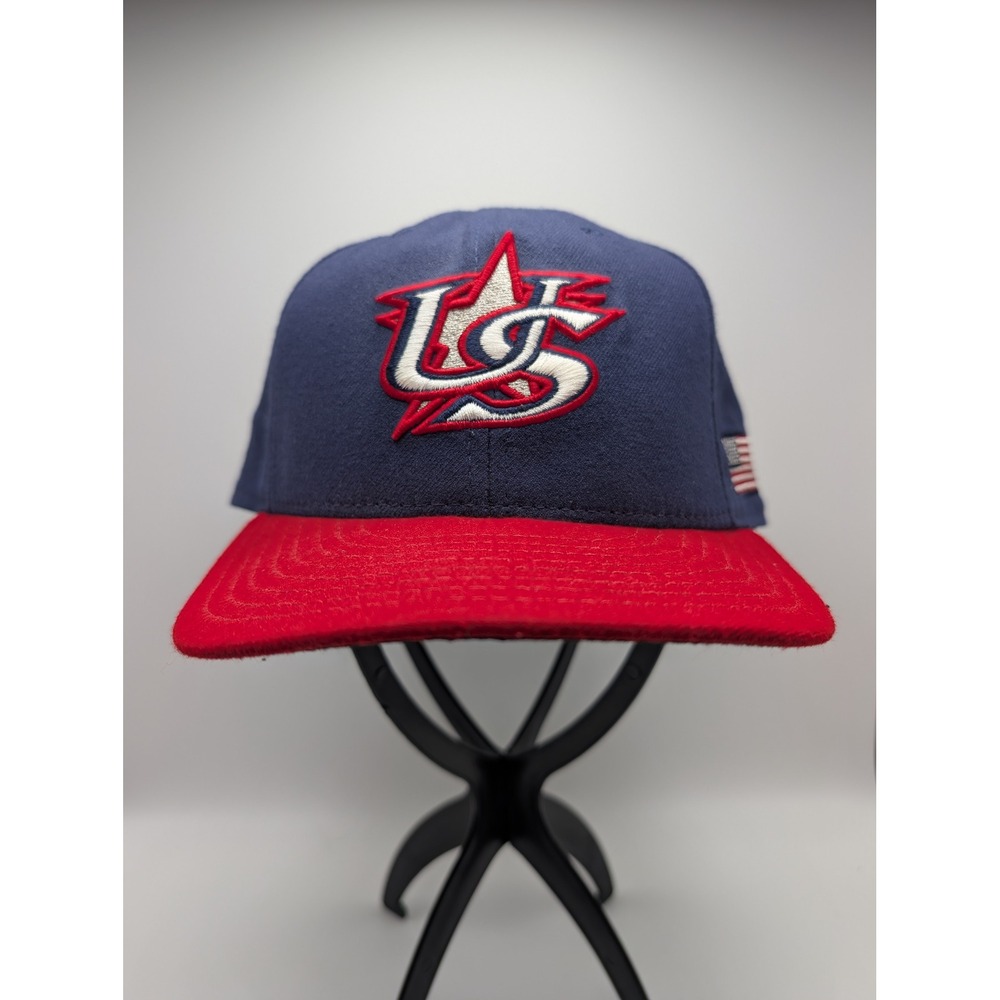 New Era 59FIFTY World Baseball Classic Team USA Fitted Hat 7 3/8 Navy Red